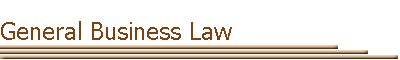 General Business Law